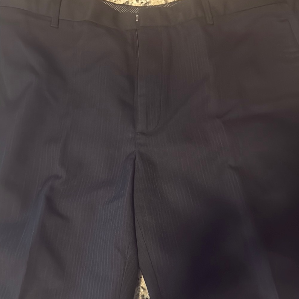 Blue Pinstripe Pants
